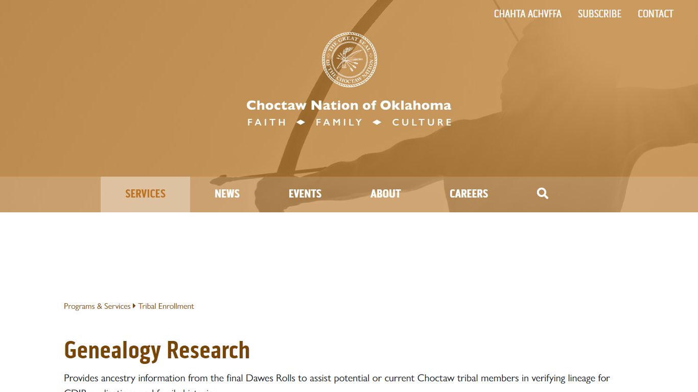 Genealogy | Choctaw Nation